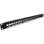 VALUE 19"-Keystone-Modulträger 1HE 24 Ports ungeschirmt 3-teilig (26.99.0368)