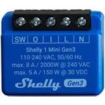 Shelly Relais "Plus 1 Mini Gen. 3" WLAN BT max. 8A 1 Kanal Unterputz (Shelly_Plus_1_Mini_G3)