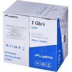 Lanberg LCU6-10CC-0305-BK Netzwerkkabel Schwarz 305 m U/UTP (UTP) (LCU6-10CC-0305-BK)