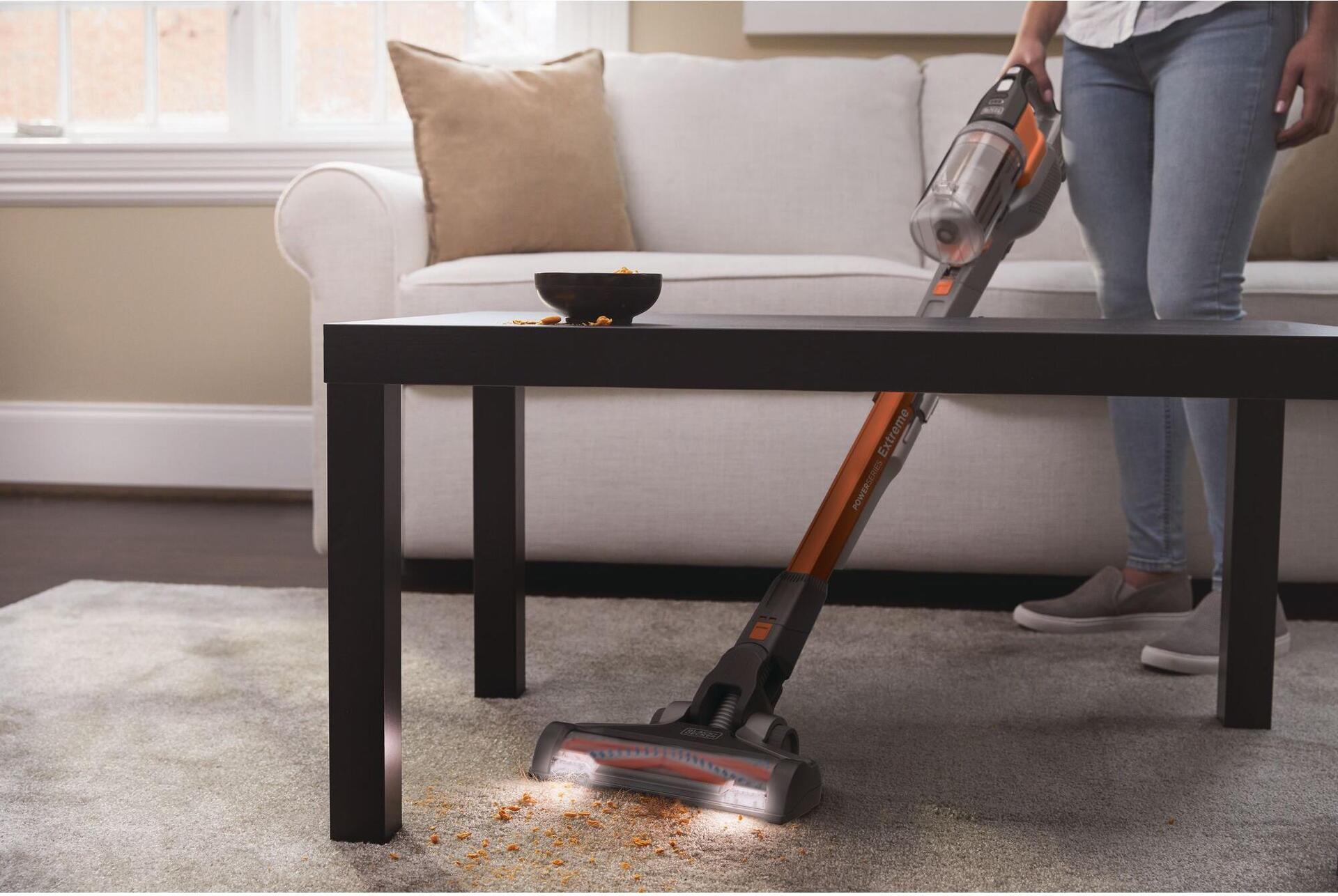 BLACK+DECKER POWERSERIES Extreme BHFEV182C-QW 2-in-1 Akku-Stielstaubsauger 58 min Orange, Titan