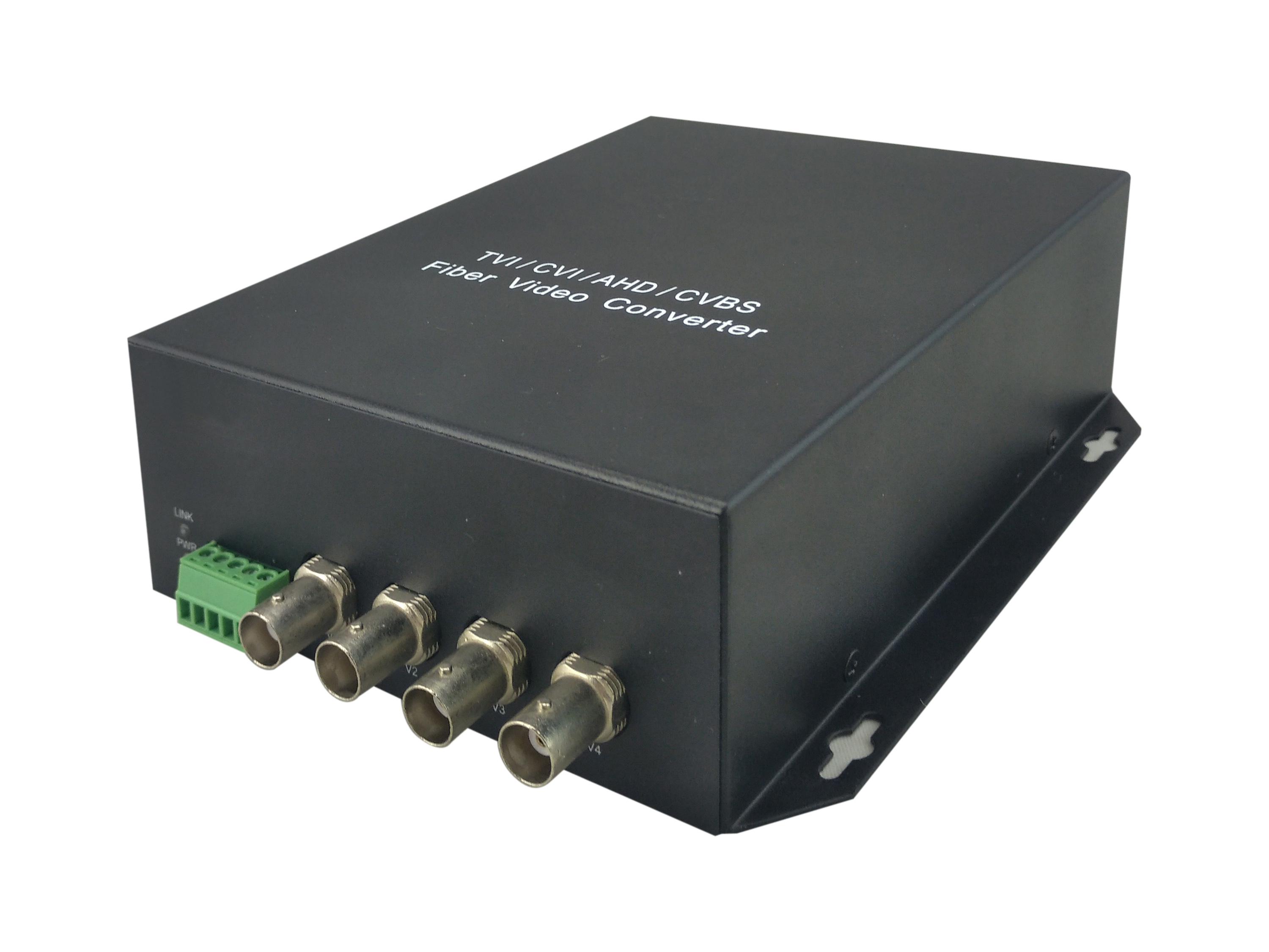 LevelOne AVF-1401 Video Extender 4-Kanal BNC Glasfaser 20 km Schwarz