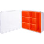 InLine Kleinteilebox 7 Fächer Abmessungen 180x140x40mm orange (43009G)