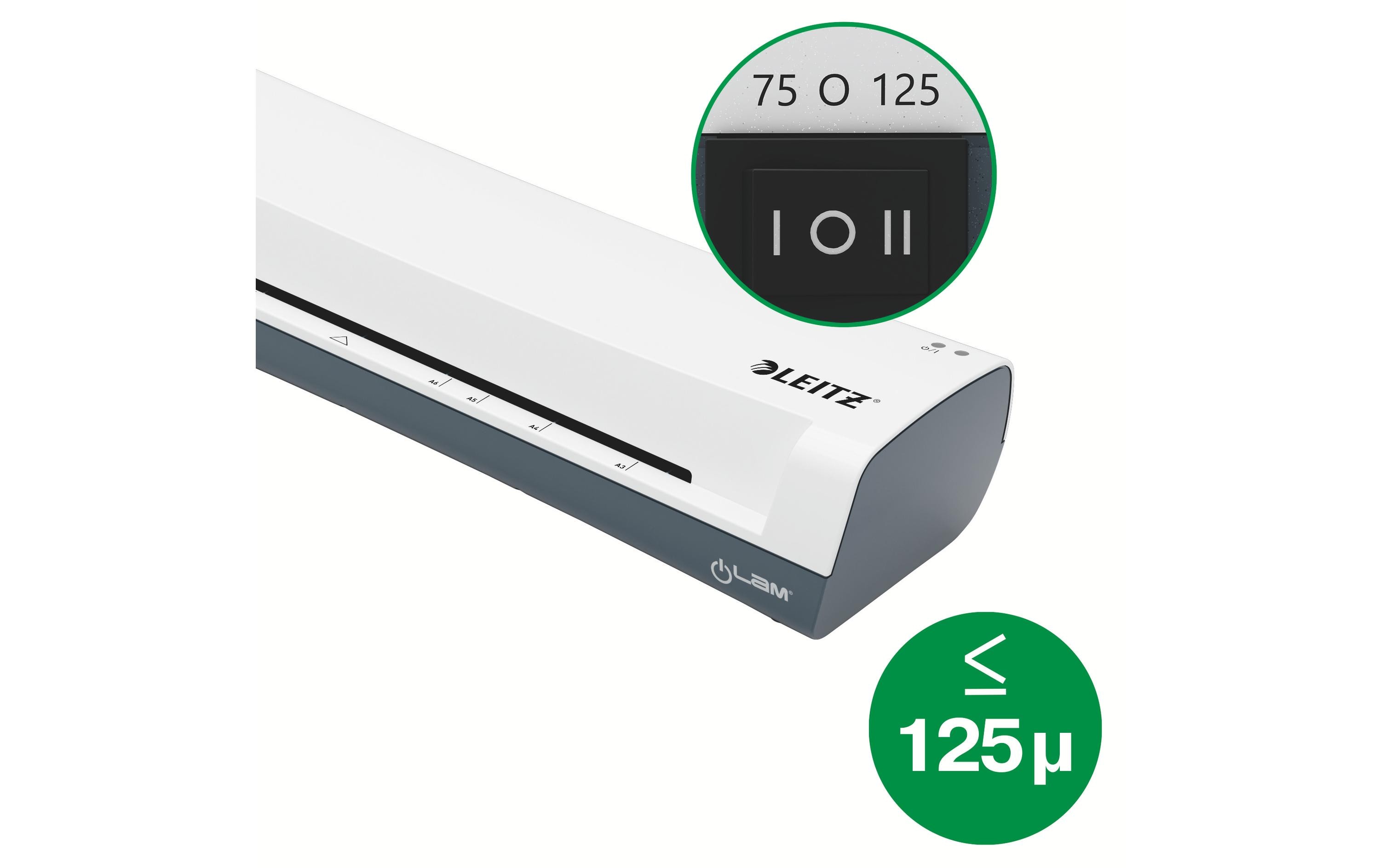 Leitz iLAM Home A3 Heißlaminator 300 mm/min Grau - Weiß