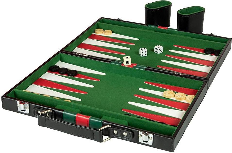 Vennerd Forlag As Backgammon - Lederkoffer (48 x 40 cm) (VEN3458)