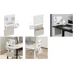 LogiLink Lochplatten-Bueroschienenorganizer/Kombination weiß (PB0101)