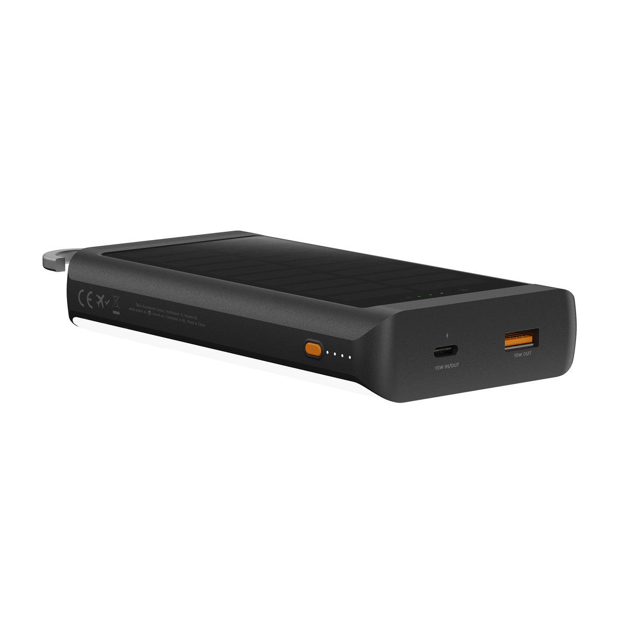 Xtorm Go2 Series Solar Powerbank 10.000 mAh 15W USB-C USB-A Schwarz