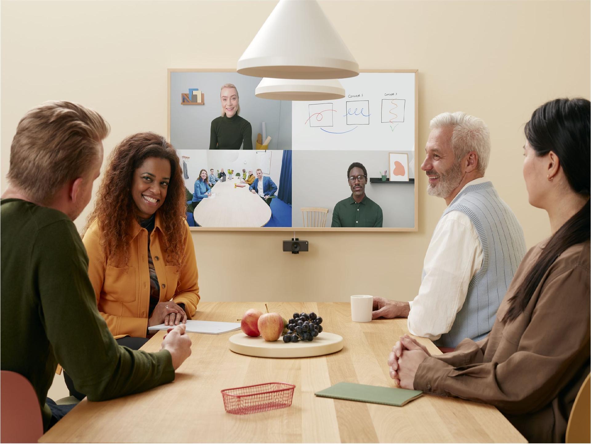 Huddly S1 Konferenzkamera Kit mit USB-Adapter 12 MP 1080p USB-C GbE PoE Mattschwarz