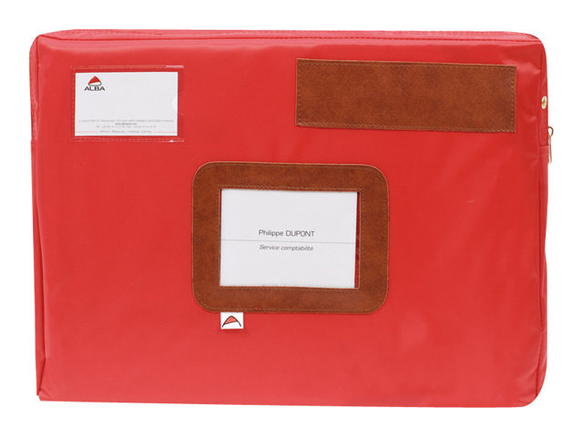 Alba Création POSCOU R Versandtasche 32 x 42 cm Nylon Rot
