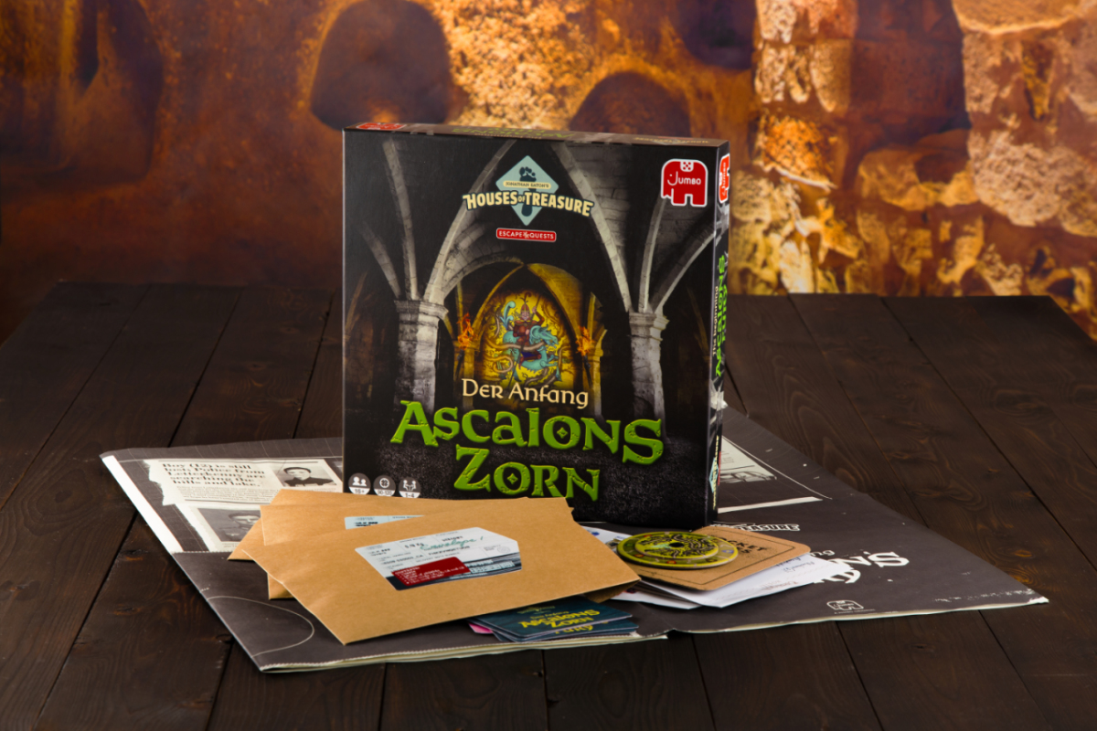 Jumbo Escape Quest Der Anfang Ascalons Zorn Brettspiel Laterales Denken ab 16 Jahren Mehrfarbig