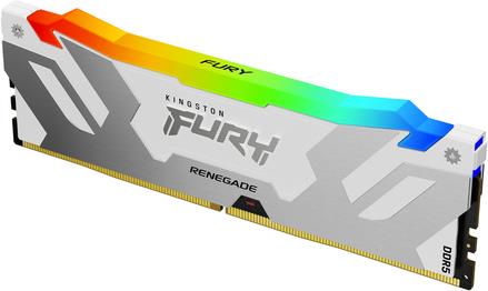 Kingston Technology FURY 32GB 6400MT/s DDR5 CL32 DIMM Renegade RGB White XMP (KF564C32RWA-32)