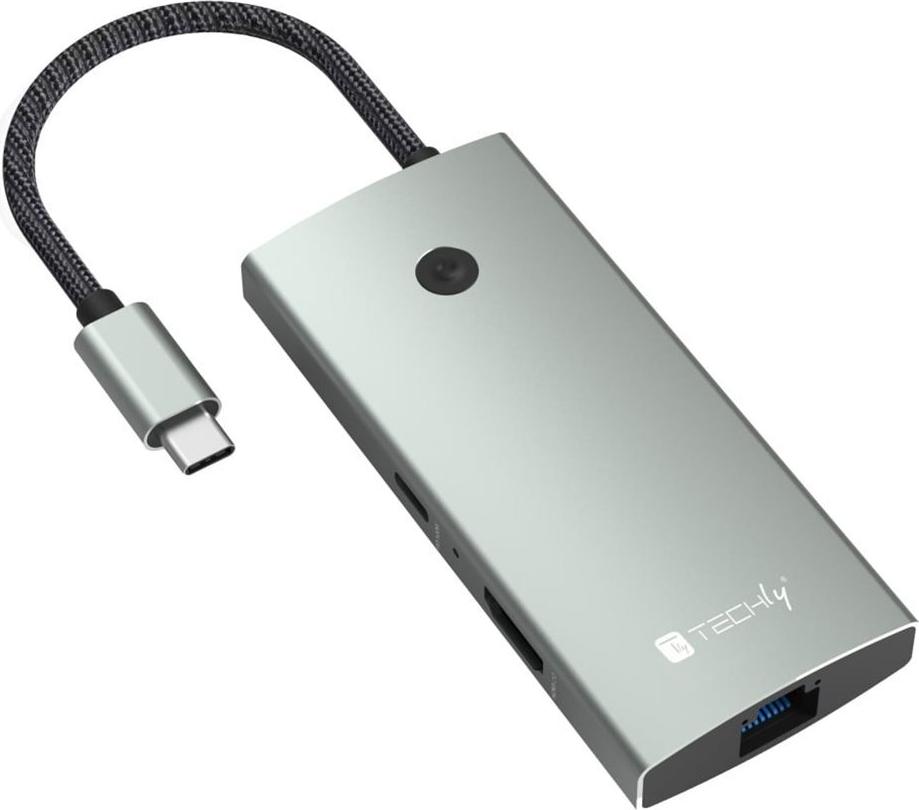 Techly Hub USB-C 6 in 1 (IUSB32C-HUB6HPDI)