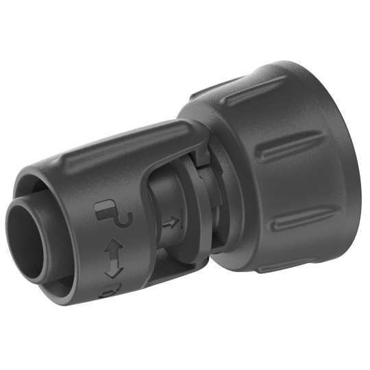 Gardena 13222-20 Hahnanschluss 1/2" Kunststoff Schwarz