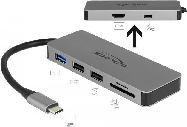 DeLOCK USB Type-C Docking Station for Mobile Devices (87743)