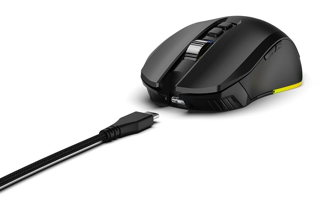 uRage Gaming-Maus Reaper 800 8K USB Typ-C 26000 DPI Schwarz
