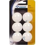 DONIC SCHILDKRÖT Tischtennisball "Jade", 6er Box, weiß Durchmesser: 40 mm, aus Kunststoff, für den Hobbyspieler - 1 Stück (618371)