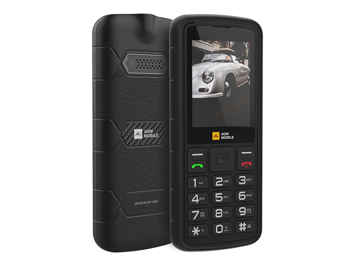 AGM M9 4G Feature Phone 2.4" Outdoor Schwarz