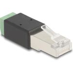Delock RJ45 Stecker zu Terminalblock Adapter 2 Pin (66604)