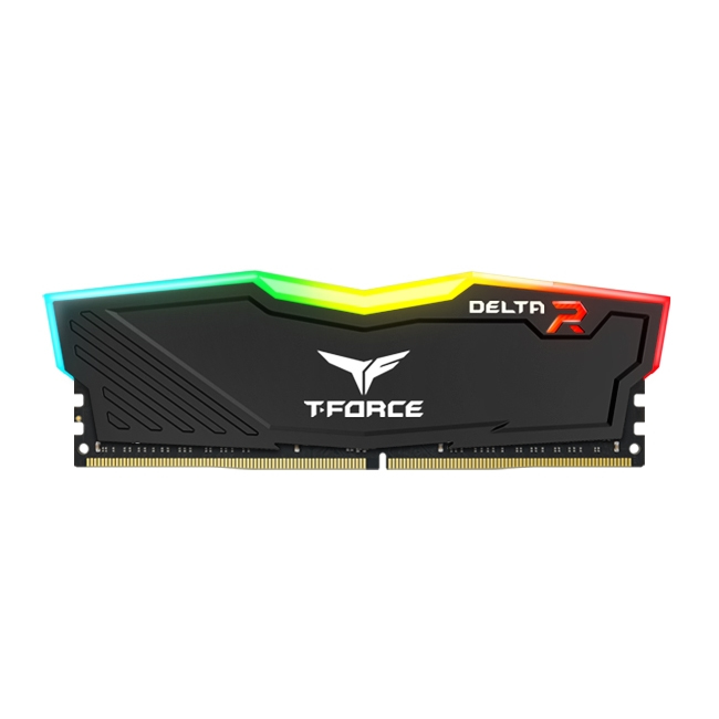 TEAM T-Force DELTA RGB DDR4 16 GB RAM Kit 2x8 GB 3600 MHz CL18 DIMM Schwarz