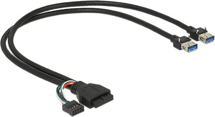 DeLOCK USB-Kabel 9-polig USB Typ A (W) (83829)