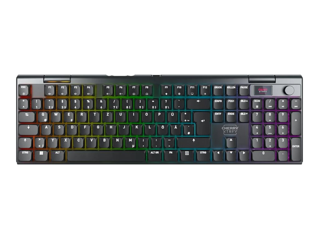 CHERRY XTRFY MX 10.1 - Mechanische Tastatur - Low-Profile - RGB - QWERTZ - Schwarz