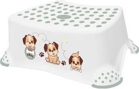 keeeper kids Tritthocker "tomek dogs", weiß Tragkraft: 80 kg, Oberfläche und Füße gummiert, - 1 Stück (1864210034400)