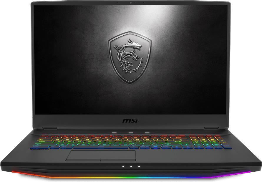 MSI Gaming GT76 10SF-036 Titan Notebook Schwarz - Grau 43,9 cm (17.3" ) 1920 x 1080 Pixel Intel® Core™ i7 Prozessoren der 10. Generation 32 GB DDR4-SDRAM 2024 GB HDD+SSD NVIDIA® GeForce RTX™ 2070 Wi-Fi 6 (802.11ax) Windows 10 Pro (0017H2-036)