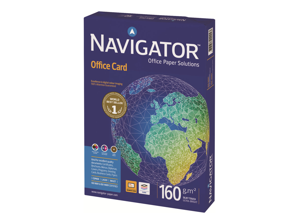 Navigator Office Premium Card A4 160 g/m² Weiß