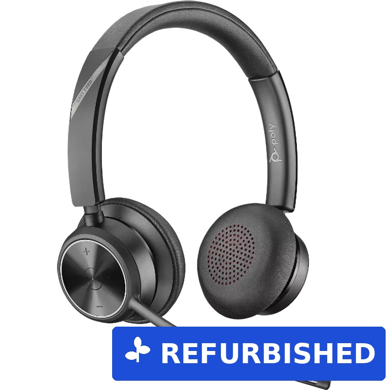 HP Poly Savi 7320 Kopfhörer Kabelgebunden Kopfband Büro/Callcenter Schwarz (8Y9B7AA#ABB) (geöffnet)