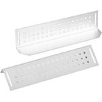 Triton Gleitschienen für 900mm Schrank, L680mm, grau, 2 Stk. Schwerlastschienen zum Abstützen schwerer Komponenten im 48,30cm (19") Schrank (RAC/B-NL-X03-X1)