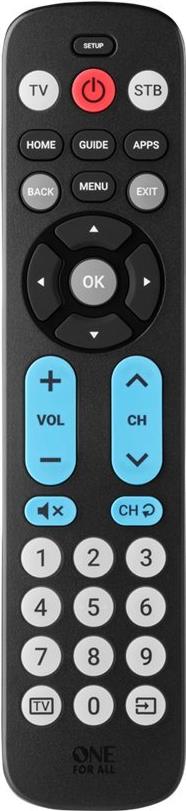 One for All Universalfernbedienung Big Buttom 2in1 (URC6821)