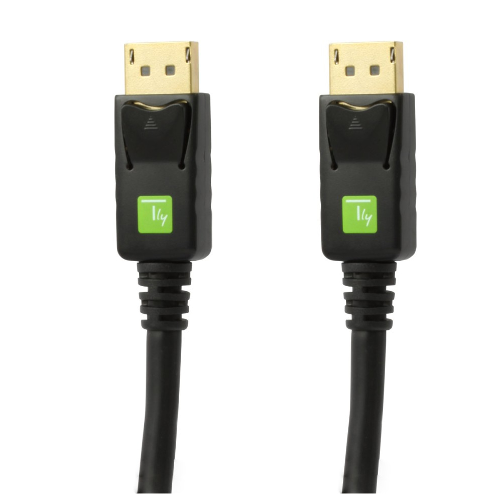 Techly DisplayPort-Kabel 1.2 10 m Schwarz
