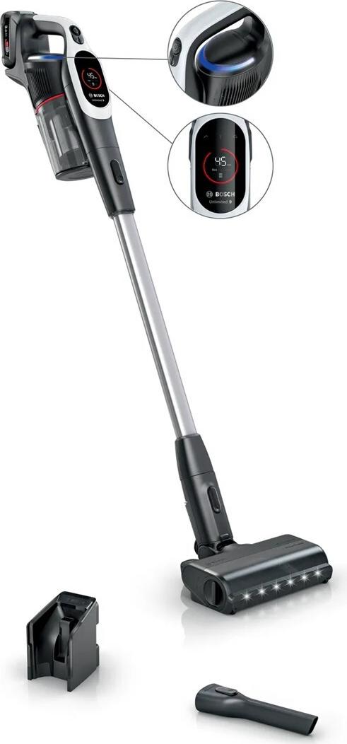 Bosch Akku-Staubsauger, Unlimited 9, Weiss BCS931WBA (BCS931WBA)