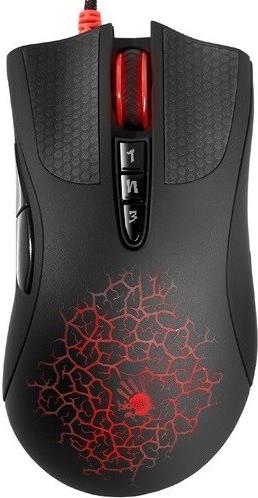 A4Tech Bloody Blazing A90 Gaming-Maus Optisch USB Typ-A 6200 DPI Schwarz, Rot