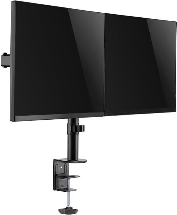 LogiLink BP0098 Tischhalterung 17"-32" für 2 LCD-Displays max. 8 kg Schwarz