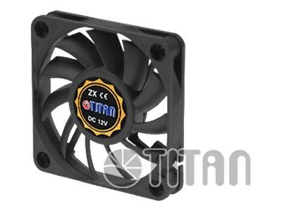 Titan Gehäuselüfter TFD-6010L12Z 60 mm 12 V 3600 U/min Schwarz