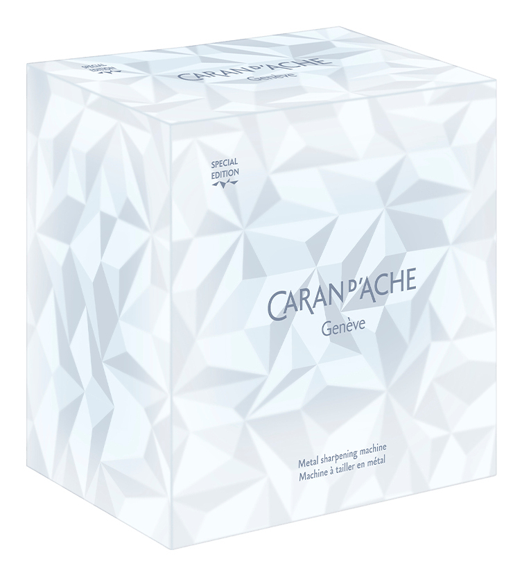 Caran d'Ache Alpine Frost Spitzmaschine 1-Loch Metall Arktisblau