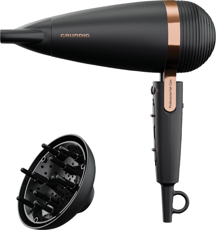 Grundig HD 8080 Haartrockner 2300 W Schwarz, Roségold