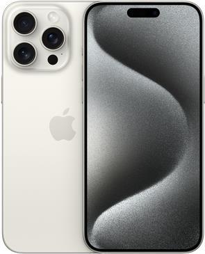 Apple iPhone 15 Pro Max 17 cm (6.7") Dual-SIM iOS 17 5G USB Typ-C 1 TB Titan - Weiß (MU7H3ZD/A)