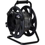 InLine® HDMI Kabeltrommel, AOC HDMI 2.1 Kabel, 8K @ 60Hz, schwarz, 90m (17990T)