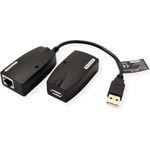 Value 12.99.1123 Kabeladapter USB-A - RJ-45 Schwarz (12.99.1123)