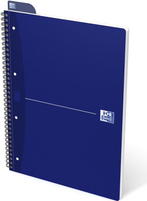 Oxford Essentials Collegeblock A4+ Kariert 70 Blatt 90 g/m² Blau