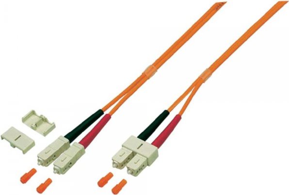 EFB-Elektronik Duplex Jumper SC-SC 50/125µ, OM3, LSZH, aqua, 3.0mm, 2m Hersteller: EFB Elektronik (O7413.2)