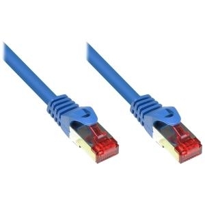 eStars - CAT.6 Patchkabel S/FTP, RJ45, LAN, blau, 7,5m