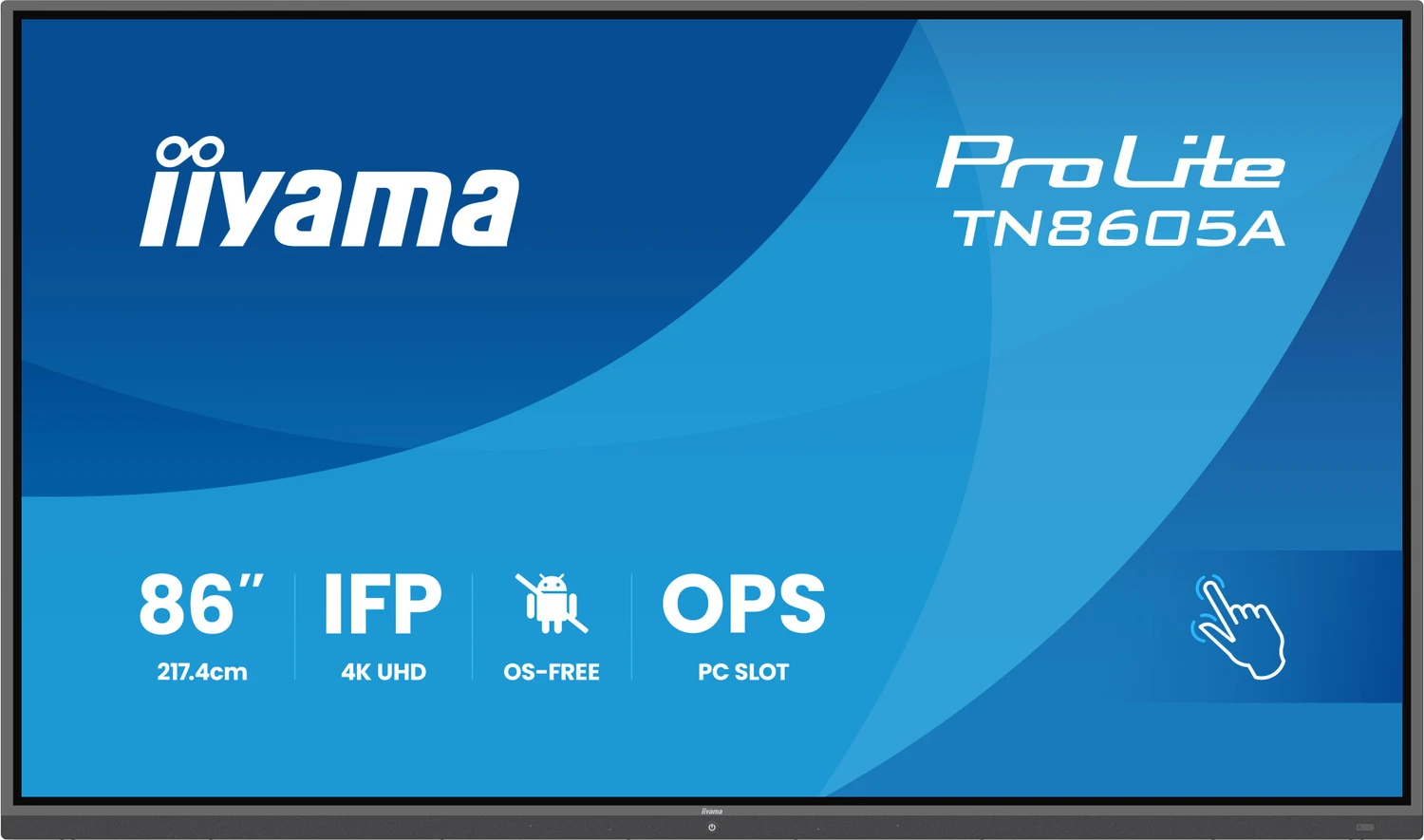 Iiyama ProLite TN8605A-B1AG 85.6" 4K UHD Touch-Interaktiver Flachbildschirm