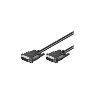 Wentronic Goobay DVI-D FullHD Kabel Dual Link, Schwarz, 3 m - DVI-D-Stecker Dual-Link (24+1-Pin) > DVI-D-Stecker Dual-Link (24+1-Pin) (68083)