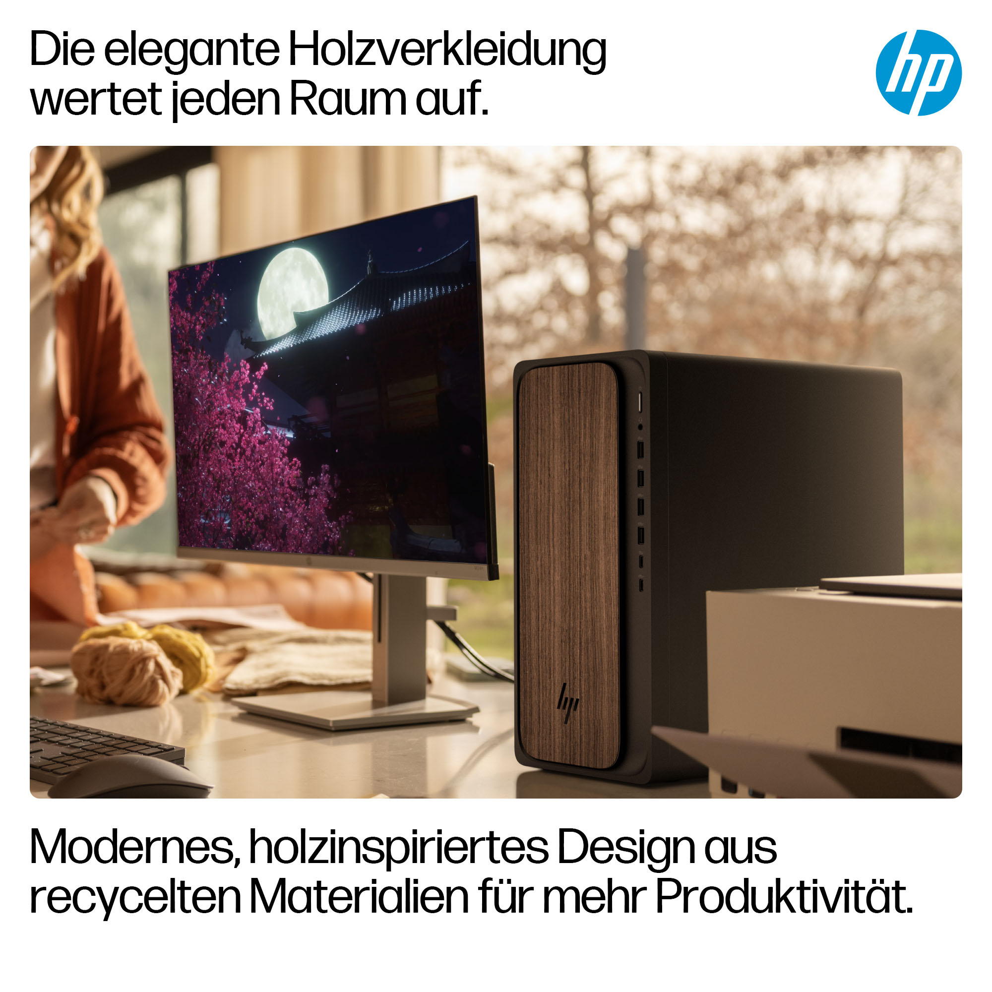 HP OmniDesk M03-0177ng Tower-PC Intel Core Ultra 7 265 32 GB RAM 1 TB SSD Schwarz