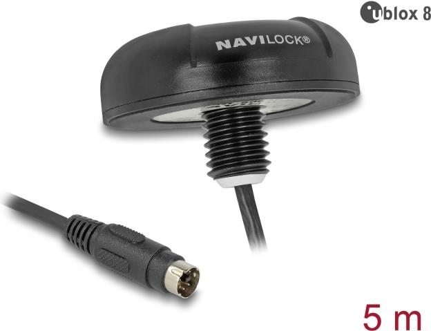 Navilock NL-803P EVA-M8Q MD6 Seriell PPS Multi GNSS Empfänger u-blox 8 5 m (62798)
