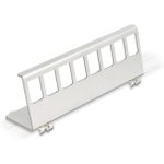 Delock Keystone Metall Halterung 8 Port für Hutschiene (90657)