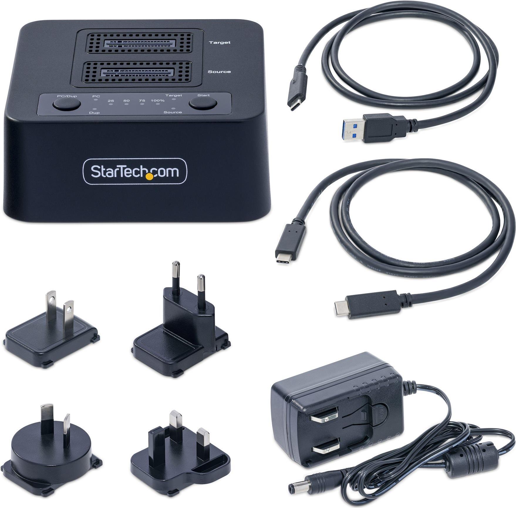 StarTech.com 1:1 Standalone M.2 NVMe Drive Duplicator and Dock M2 
