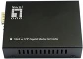 LevelOne Konverter GVT-2015 10/100/1000T>RJ45 to SFP 60W sw (GVT-2015)